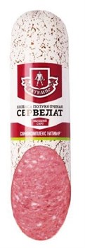Колбаса полукопченая Сервелат Ратимир 350гр. 1658 - фото 4507