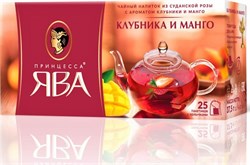 Чай Принцесса Ява каркадэ клубника и манго 25пак 1719 - фото 4569