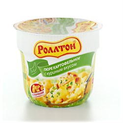 Картоф.пюре Роллтон 40гр курица 1728 - фото 4578