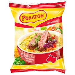 Лапша Роллтон 60гр м/у говядина 1731 - фото 4581