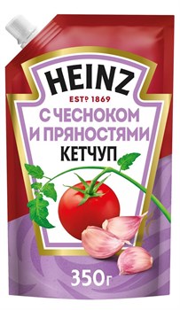 Кетчуп Хайнц 320гр с Чесноком и Пряностями 1848 - фото 4730