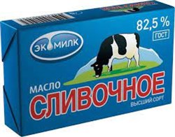 Масло сливочное 82,5% Экомилк 180гр 1908 - фото 5067