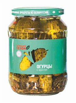 Огурцы Хороший сезон "С Хрустом" 720мл с/б 2975 - фото 6064