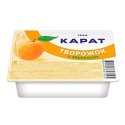 Творожок Карат 100г с абрикосом 9% 3385 - фото 6499