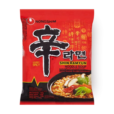 Лапша говядина острая Шин Рамен Nongshim 120гр м/у 3636 - фото 6830