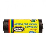Пакеты для мусора радуга 60л 25шт 2224