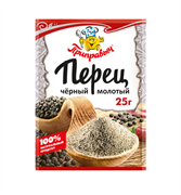 Перец Черный молотый 25гр Приправыч 2031