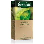 Чай Гринфилд 25пак Green Melissa зеленый с мятой 2443