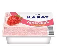 Творожок Карат 100г с клубникой 9% 2546