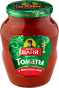 Помидоры Дядя Ваня в соб соку неочищ 680гр с/б 2999