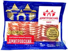 Бекон Дмитровский с/к нарезка 200гр 3405