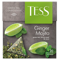 Чай Тесс пирам 20пак Ginger Mojito зеленый мята лайм 3554