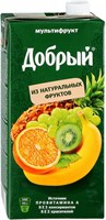 Сок Добрый Мультифрукт 2 литра 3648